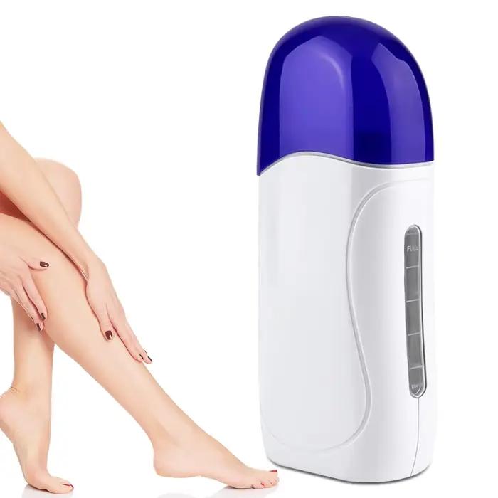 Chauffe-cire portable à rouleaux pour l'épilation – Appareil d'épilation facile à utiliser pour femmes et hommes