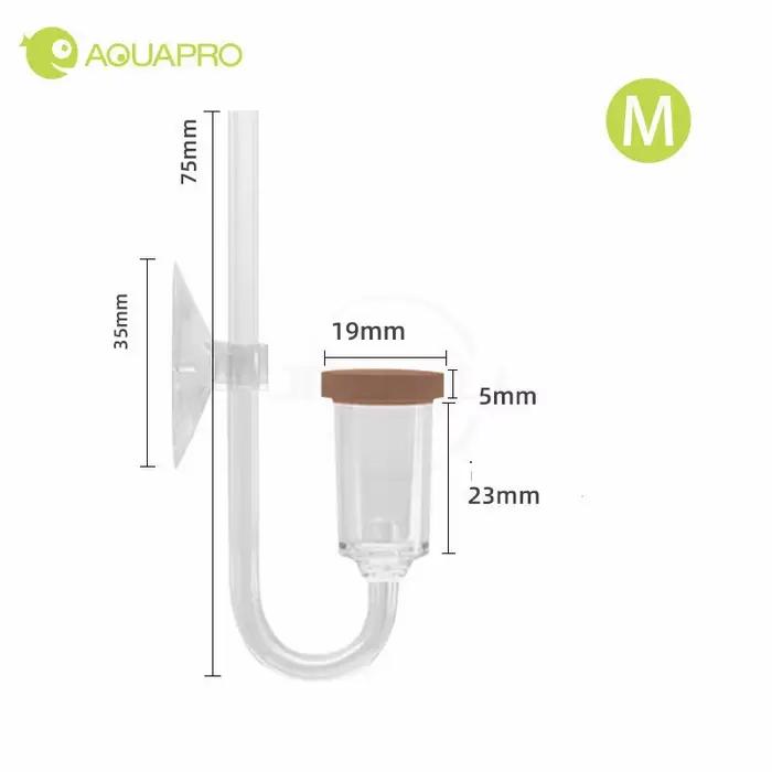 Diffuseur de CO2 d'aquarium avec compteur de bulles, atomiseur de Style Twinstar, accessoires pour plantes aquatiques en acrylique, pulvérisateur de fournitures