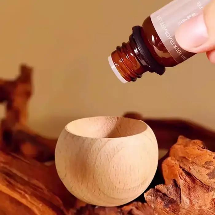 Diffuseur d'huiles essentielles en bois, diffuseur d'arômes écologique, aide au sommeil rafraîchissant pour la maison.