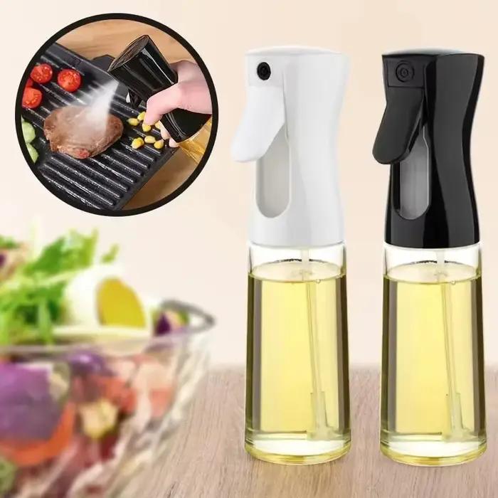 Spray d'huile pour la cuisine, distributeur d'huile de salade de pulvérisation d'huile d'olive pour pulvérisateur d'huile et de vinaigre, flacon pulvérisateur de friteuse à Air, bouteilles d'huile