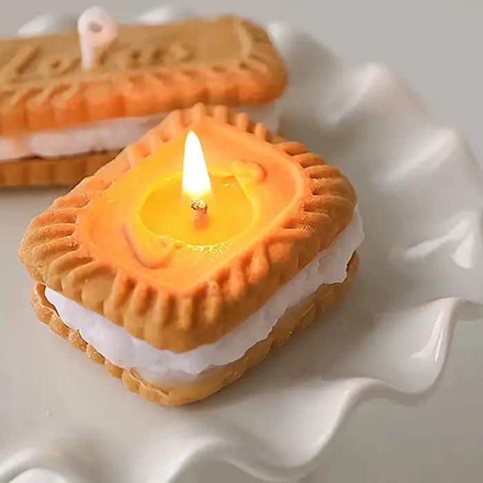 Bougie d'aromathérapie pour biscuits