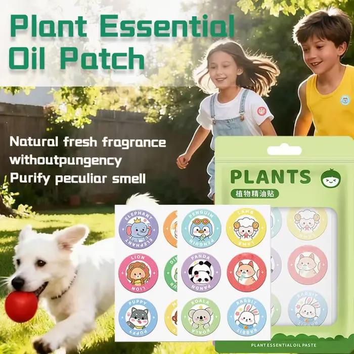 Patchs anti-moustiques, autocollants 100% naturels, non toxiques, à base d'huiles essentielles pures, pour éloigner les insectes, pour le camping et les voyages, 24/30/60/90 pièces