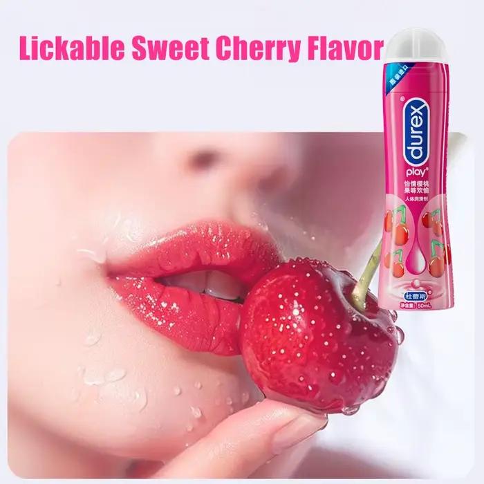 Durex play lubrifiant 5 Types à base de silicium 50ml lubrifiant à base d'eau léchable huile de Massage orgasme Anal Vaginal sexe lubrifiant jouets