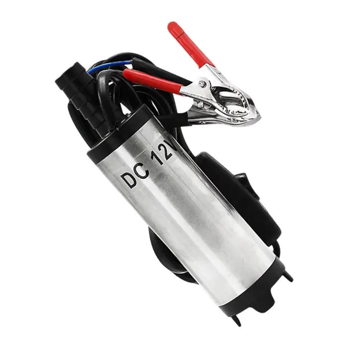Pompe à huile de transfert robuste et polyvalente, distributeur d'eau portable 12V 24V, pompe à engrenages 38mm pour moteur automobile et pelouse