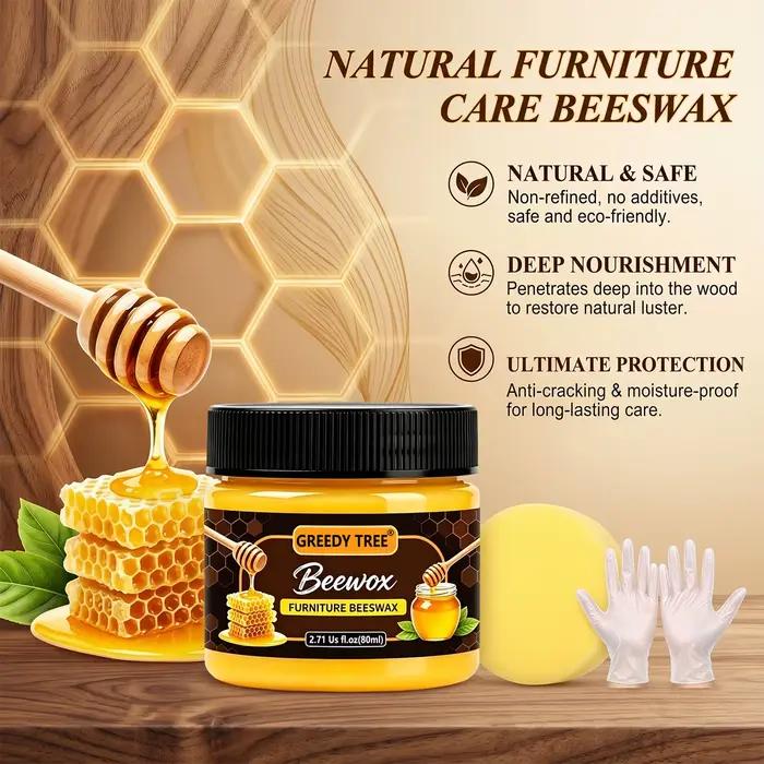 Cire d'abeille en bois véritable