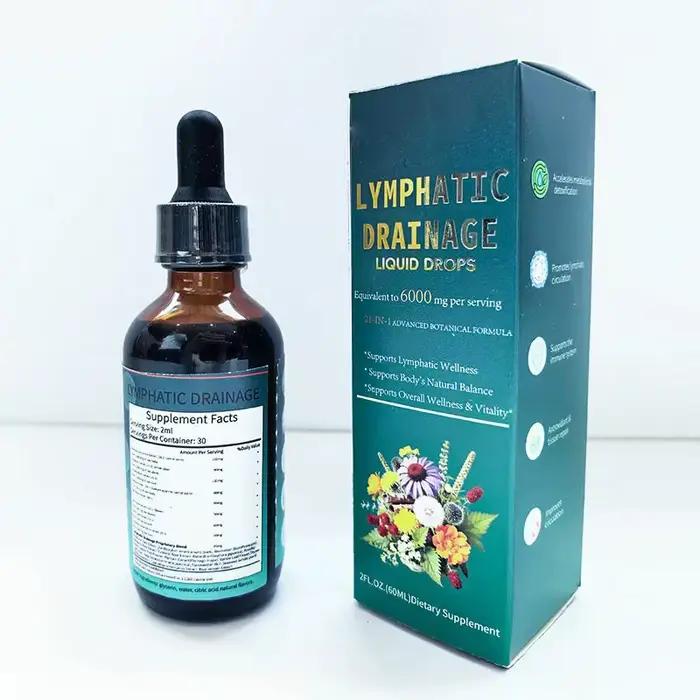 Offre Spéciale : Gouttes Liquides de Drainage Lymphatique – Formule Naturelle à Base de Plantes pour Stimuler la