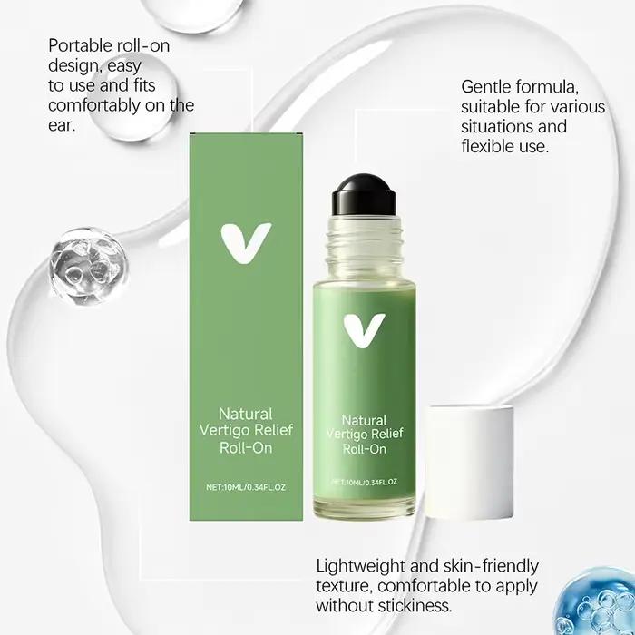 Huile Essentielle Roll-On - Massage Rafraîchissant et Apaisant pour la Zone des Oreilles