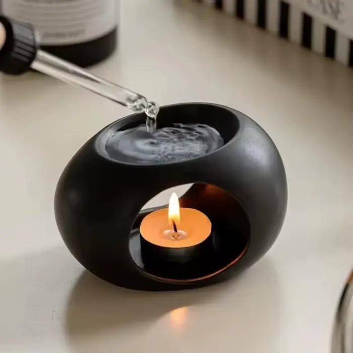 Brûleur d'huiles essentielles en céramique