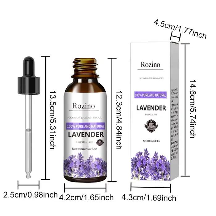 Huile essentielle de plante de lavande, 100ml, SPA, hydratante, confortable, apaisante, nourrissante et hydratante, Essence de Massage