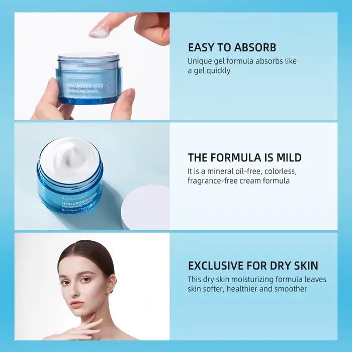 Crème Gel à l'acide hyaluronique