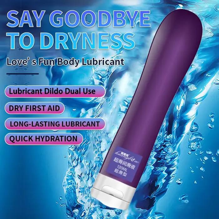 Lubrifiant Anal soluble dans l'eau Ultra-dérapant, hydratant longue durée, gode vibrateur pour Couples adultes, huile sexuelle 120ml