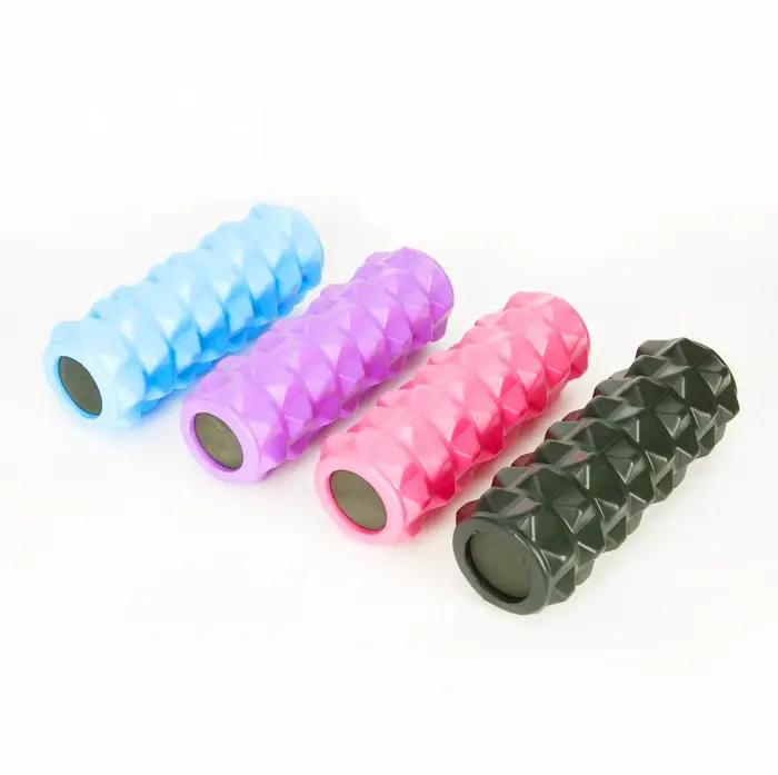 Rouleau en mousse pour massage musculaire, 33cm, pour gym, yoga, relâchement myofascial, arbre de sport, fitness, lombaire, dos