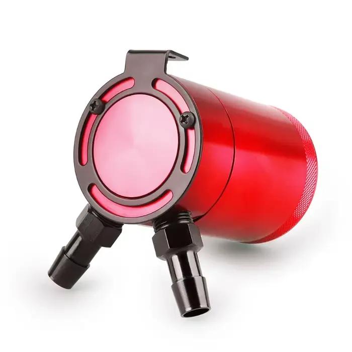 Réservoir d'huile en aluminium à 2 ports avec déflecteurs, 300 ml, séparateur d'huile usagée, pot de récupération des gaz d'échappement pour moteur