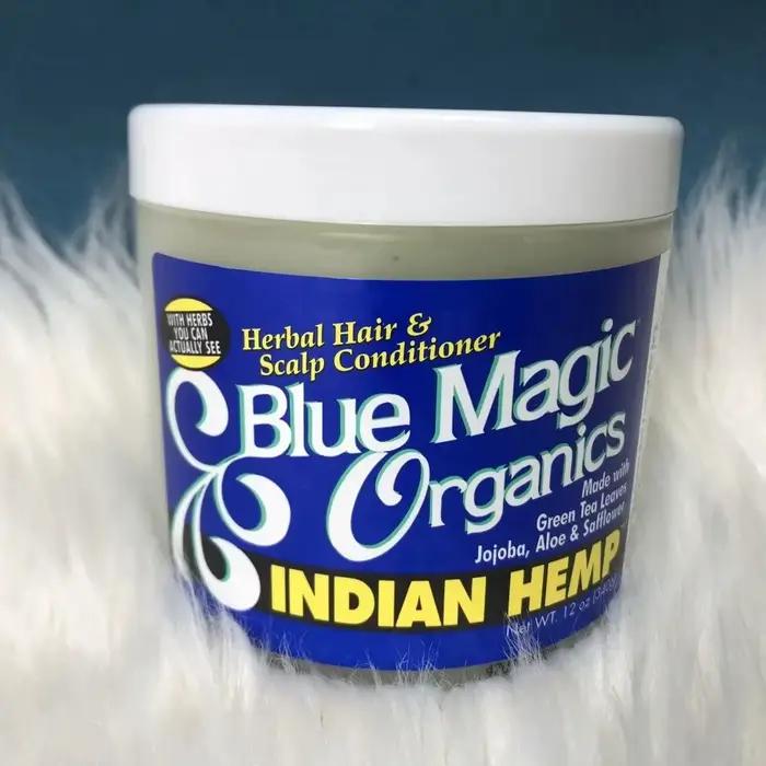 Huile de ricin magique pour cheveux bleus