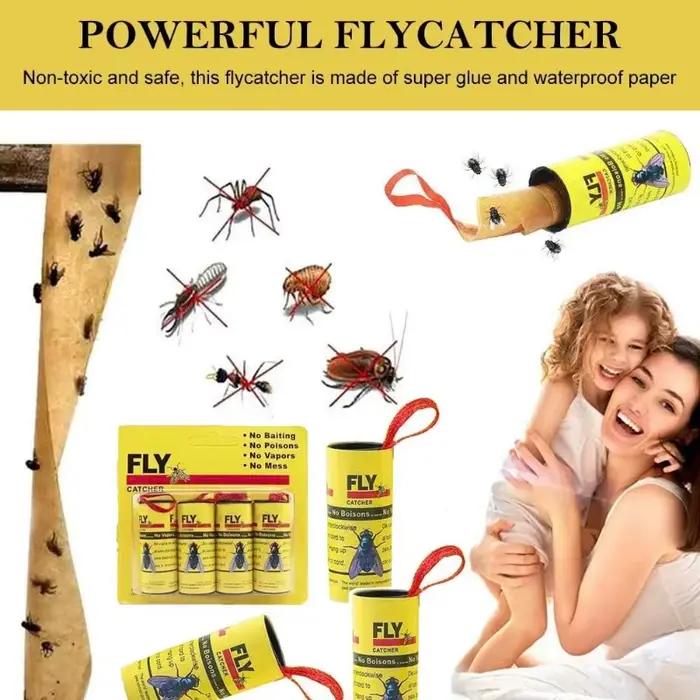 Bandes adhésives puissantes pour attraper les mouches des plantes en pot, pièges à mouches à fruits suspendus, tue-moustiques, ruban collant, fournitures de jardin