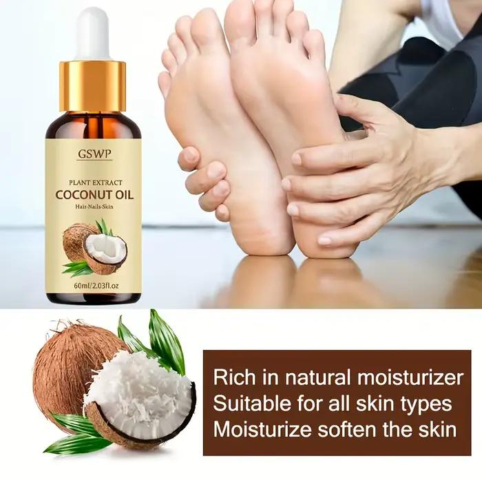 L'huile de coco GSWP est parfaite pour prendre soin des cheveux secs