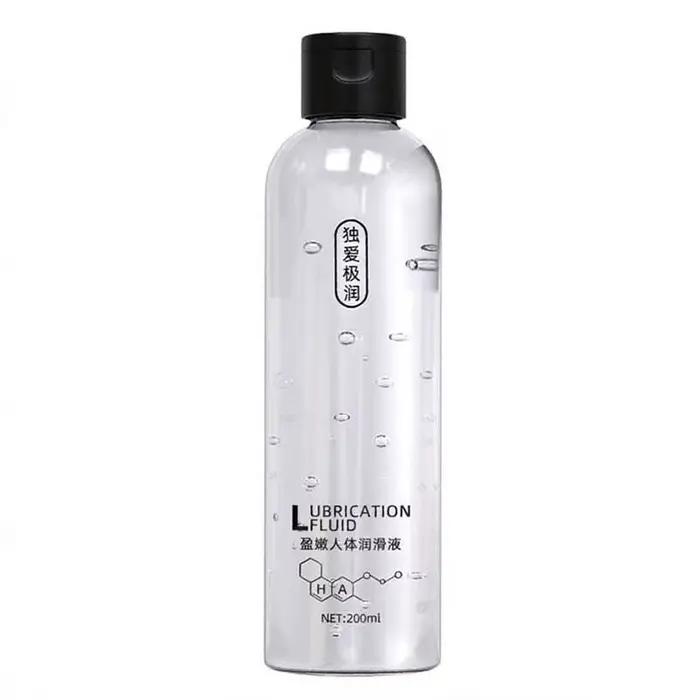 Lubrifiant intime à base d'eau 60ML/200ML/500ML Hypoallergénique Séchage rapide Non gras Facile à nettoyer pour hommes et femmes