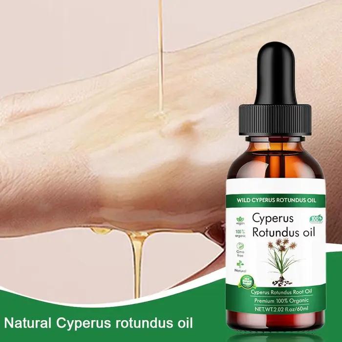 Huile d'épilation naturelle Cyperus Rotundus pour soins doux réduction croissance des poils corps hydratation nourriture peau occasionnelle spéciale