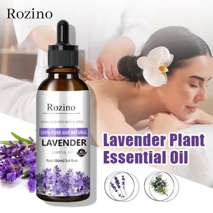 Huile essentielle de plante de lavande, 100ml, SPA, hydratante, confortable, apaisante, nourrissante et hydratante, Essence de Massage