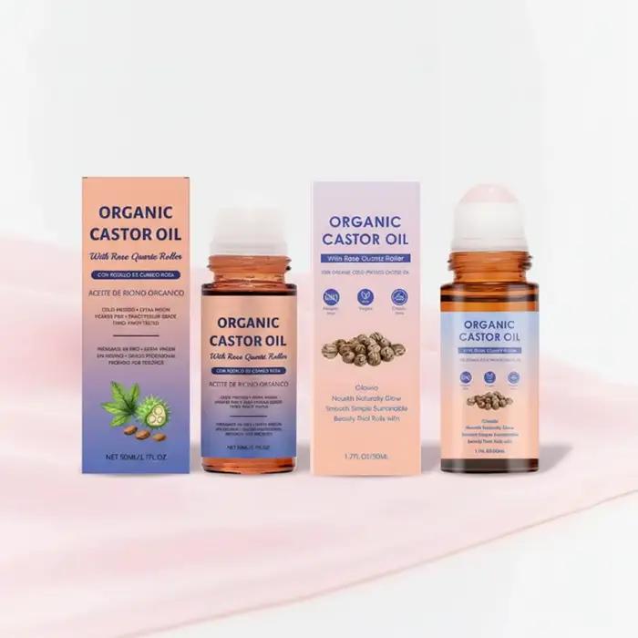 Huile de ricin pour soins corporels, soin nourrissant doux pour la peau, hydratant, adoucissant, lotion de massage quotidienne portable