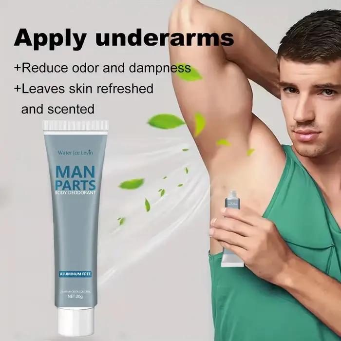 Crème parfumée privée pour hommes pour parties intimes et déodorant nettoyant pour les aisselles
