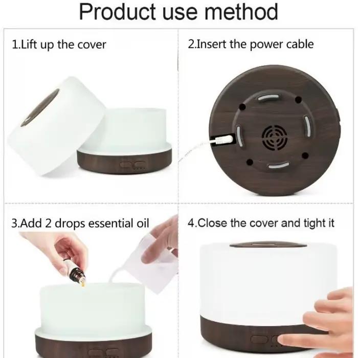 Mini diffuseur d'huile essentielle de 500ml