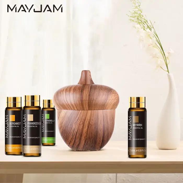 Huile Essentielle Aromatique pour Diffuseur 10ML Lavande Rose Eucalyptus Jasmin Vanille Menthe Bois de Santal Arbre à