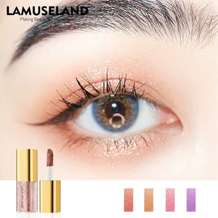 Fard à paupières liquide nacré, maquillage naturel Smokey argent scintillant, ombres diamant pour paupières, surligneur de beauté imperméable