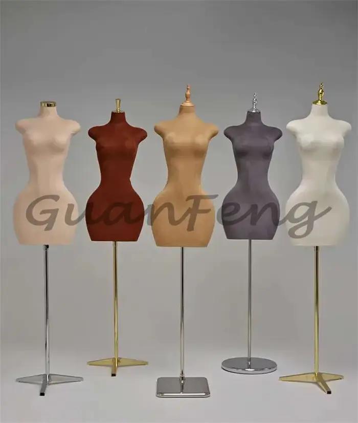 Mannequin femme nue pour vitrine de magasin de vêtements, présentoir demi-corps de modèle sexy européen, accessoires de vitrine