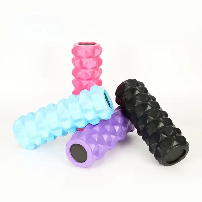 Rouleau en mousse pour massage musculaire, 33cm, pour gym, yoga, relâchement myofascial, arbre de sport, fitness, lombaire, dos