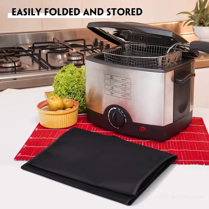 Housse de protection pour friteuse à Air, résistante à la chaleur, étanche à la poussière, pour Ninja AF400EU/AF500EU, housse anti-poussière en Nylon, outils de cuisine