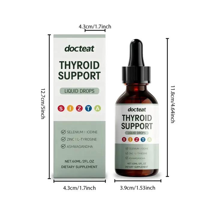 Extrait liquide de plante de soutien de la tiyroïde pour l'équilibre de l'hormone pour les femmes d'hommes