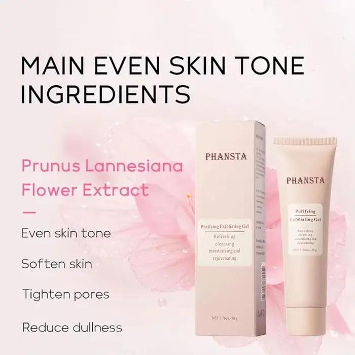 Gel exfoliant pour le visage