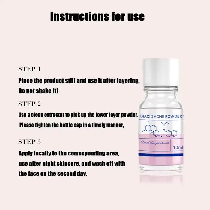 Essence concentrée contre l'acné à l'acide salicylique de rose : Contient