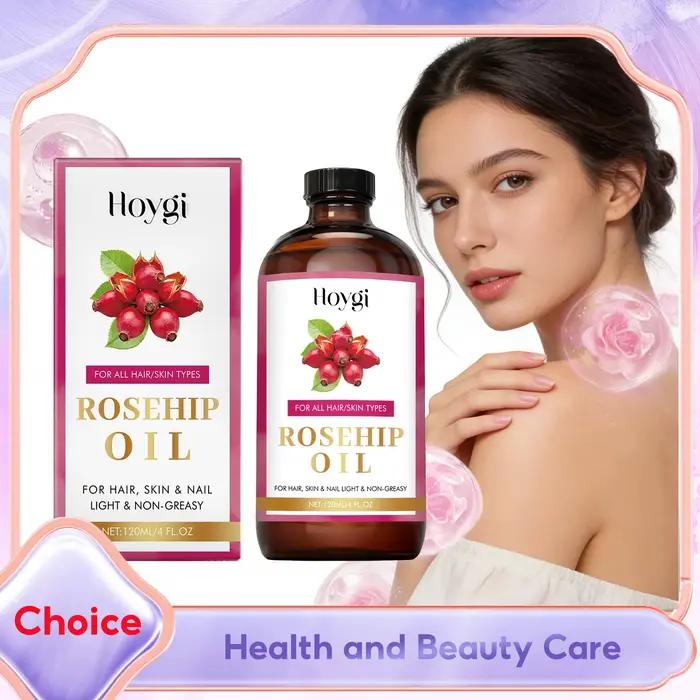 Sérum Traitant Anti-Âge à l'Huile Essentielle de Graines de Rose Musquée Naturelle