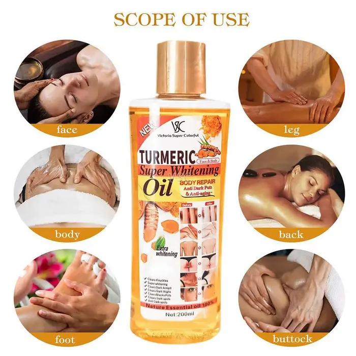 Huile Super Blanchissante au Curcuma 200ml