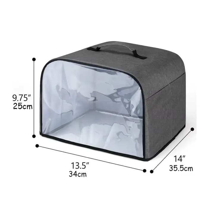 Housse de protection pour friteuse à air Ninja Foodi Grill, capot anti-poussière durable pour cuisine avec poches de rangement, housse anti-poussière imperméable pour grille-pain domestique