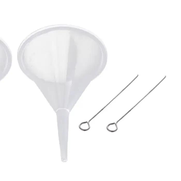 Petite huile liquide pour cuisines domestiques, entonnoirs en plastique, 1 paire
