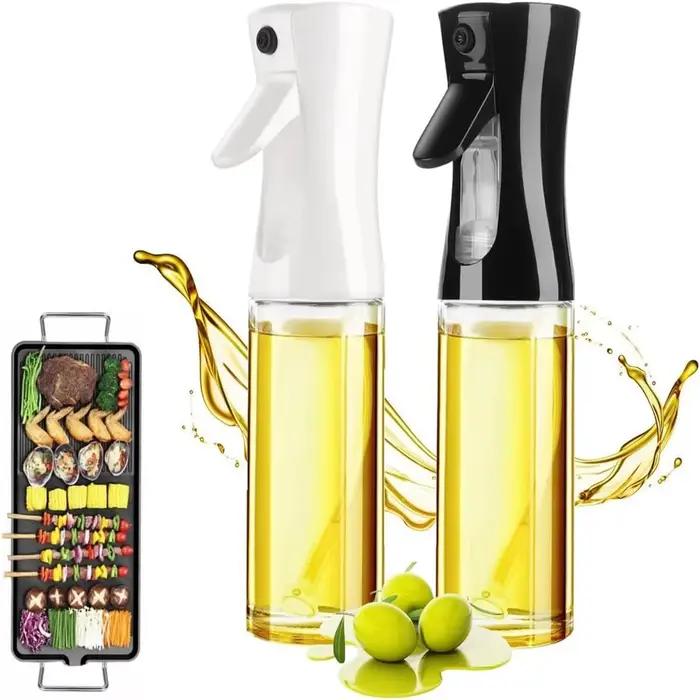 Spray d'huile pour la cuisine, distributeur d'huile de salade de pulvérisation d'huile d'olive pour pulvérisateur d'huile et de vinaigre, flacon pulvérisateur de friteuse à Air, bouteilles d'huile