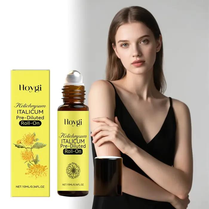 Helichrysum Rouleau sur l'huile corporelle pour soulager la peau sèche