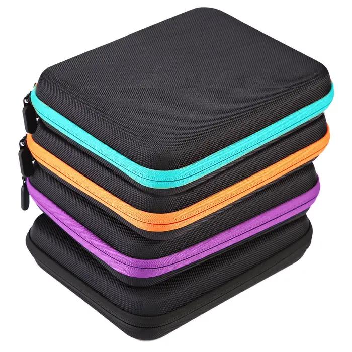 63 fentes Portable aromathérapie huile essentielle sac de rangement boîte organisateur