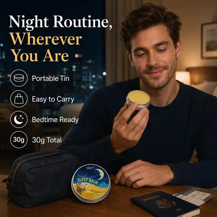 Baume de Nuit Apaisant 30g à la Lavande et à la Camomille – Arôme Relaxant
