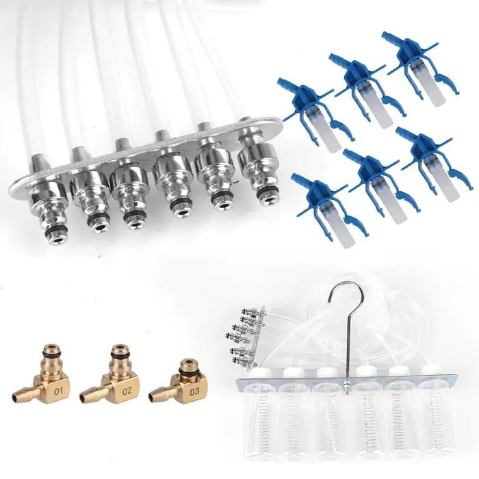 Kit de test de pression d'huile moteur, ensemble de test automobile, outils de diagnostic auto, outils de détection de jauge d'injecteur de carburant, raccord rapide