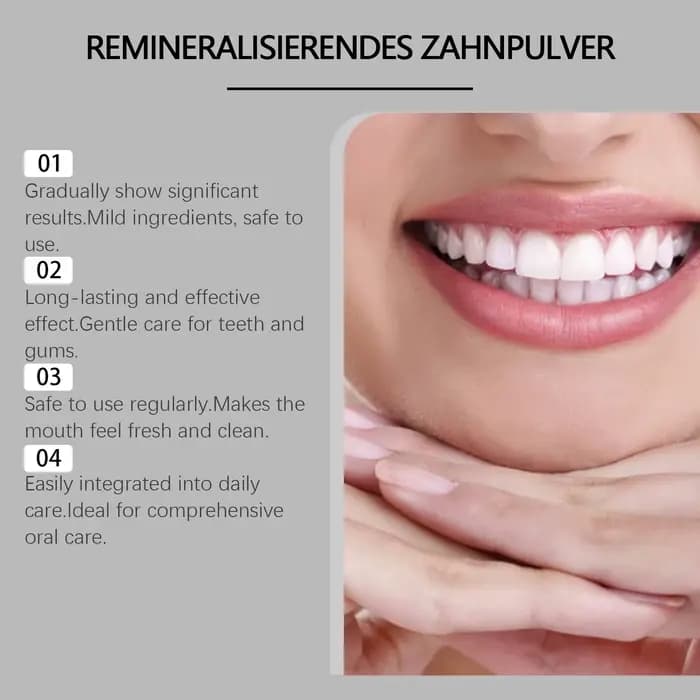 Poudre blanchissante pour les dents à l'hydroxyapatite, soin buccal professionnel, élimination des taches, pour des dents blanches, nettoyage, haleine fraîche, soins dentaires
