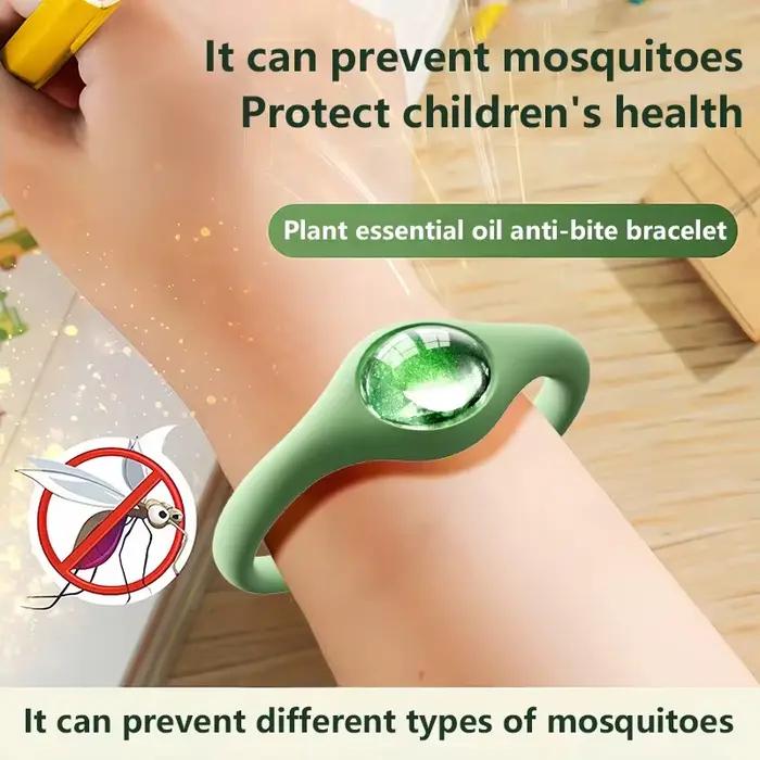 Bracelet anti-moustiques à l'huile essentielle végétale