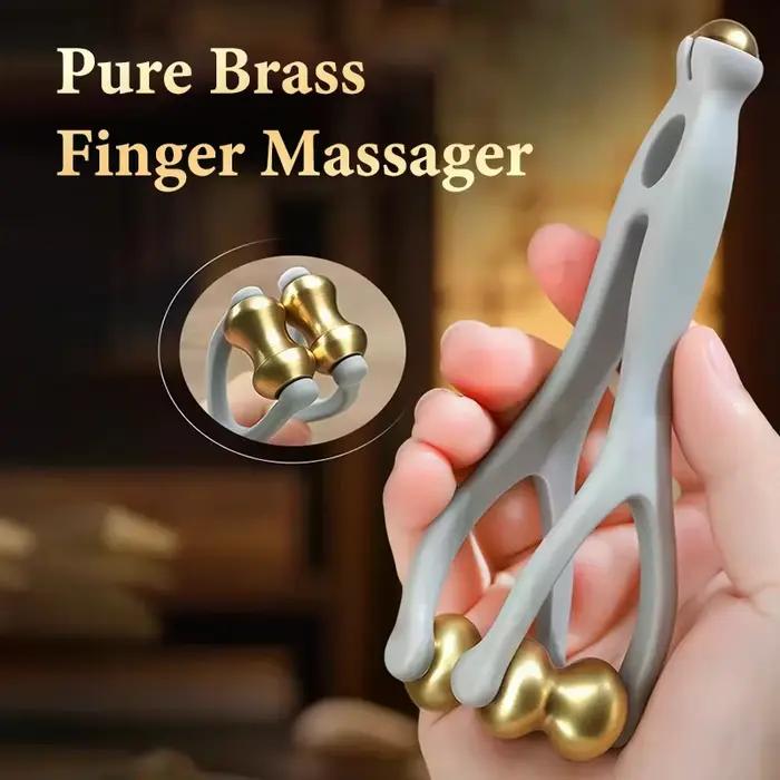 Massage des doigts rouleau à double rangée conception