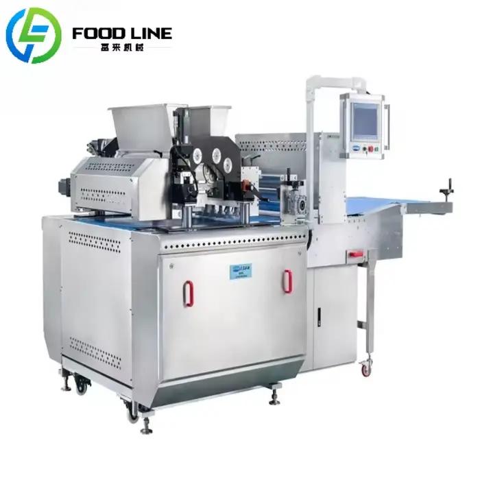 Petite Machine à biscuits, Machine de fabrication de biscuits avec dépôt de coupe-fil de biscuits