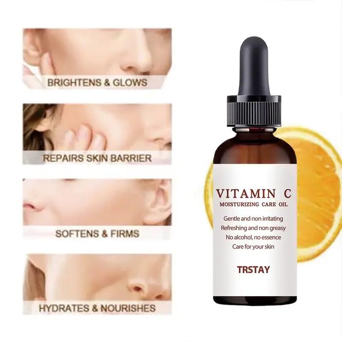 L'huile radiante de vitamine C contient différents extraits végétaux pour équilibrer le teint