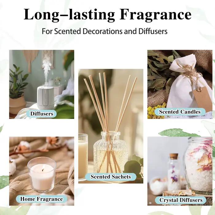 Huile Essentielle Pure Naturelle 30ml 100ml Vanille Jasmin Patchouli Orange Douce pour l'Aromathérapie et la Parfumerie d'Ambiance pour Humidificateur Diffuseur