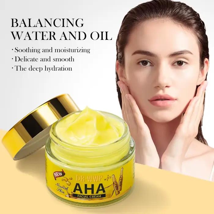 Crème pour le visage AHA